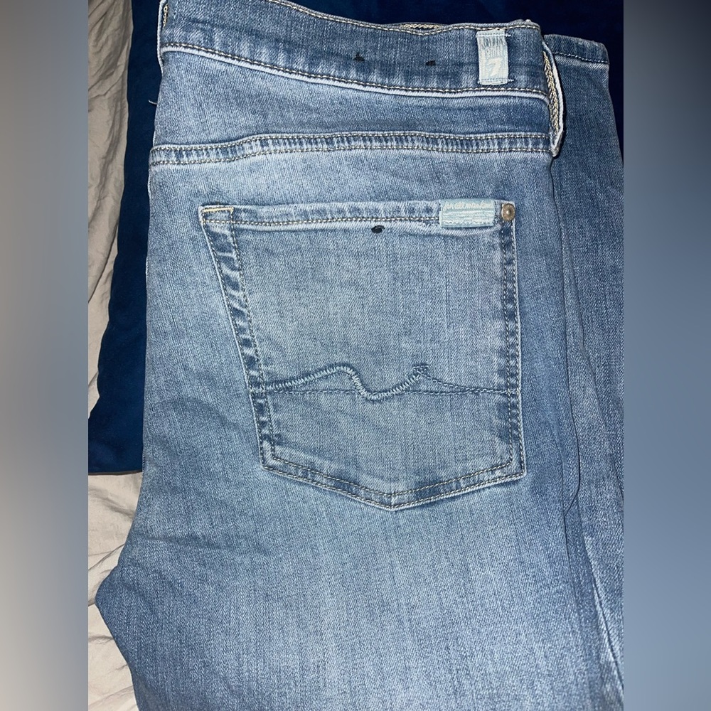 Great condition- For All Mankind (7) bootcut Denim Jeans SZ-32